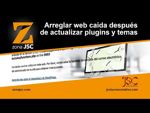 Solucionar la PANTALLA BLANCA de WordPress tras actualizar plugins y temas