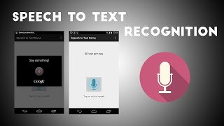 how to  Convert Speech To Text | Speech Recognition|speech to text in android studio
