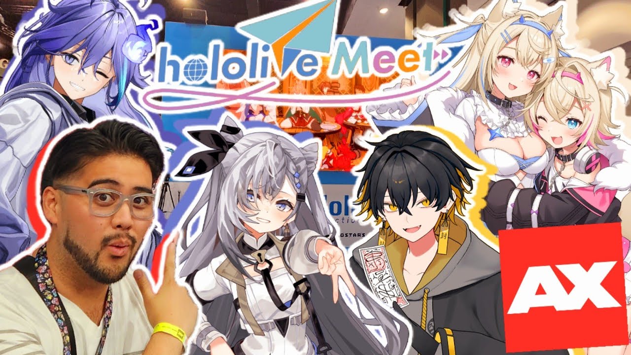 Беседа с FUWAMOCO и VESTIA ZETA на ANIME EXPO