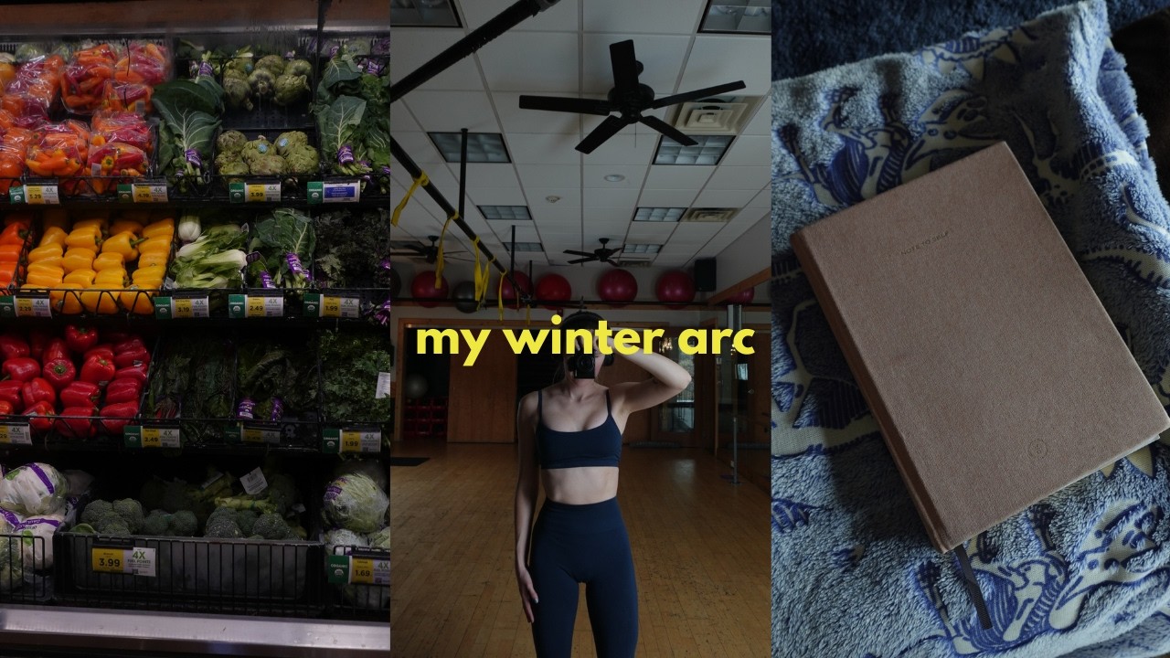 entering my 'winter arc' era | healthy habits, goal-setting, & productive living  🌙✨