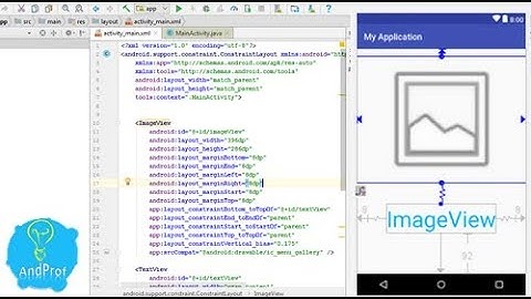 تعلم كيفية إضافة وإستخدام الصور في تطبيق الأندرويد  ImageView in Android Studio
