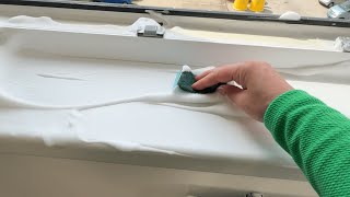 Remove Yellow Stains And Buildup From Window Frames. Fast And Cheap