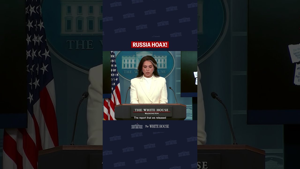 DNI Director Tulsi Gabbard On The Russia Hoax There Is Irrefutable Evidence 