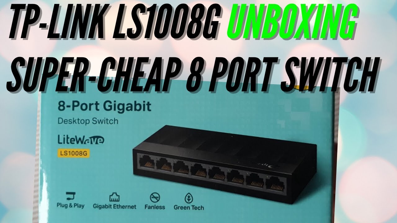 Tplink 8-Port Gigabit Desktop Switch – Ls1008g