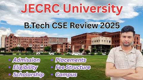 JECRC University B.Tech CSE Review 2025🔥 | 33 LPA Package😍 | Direct Admission