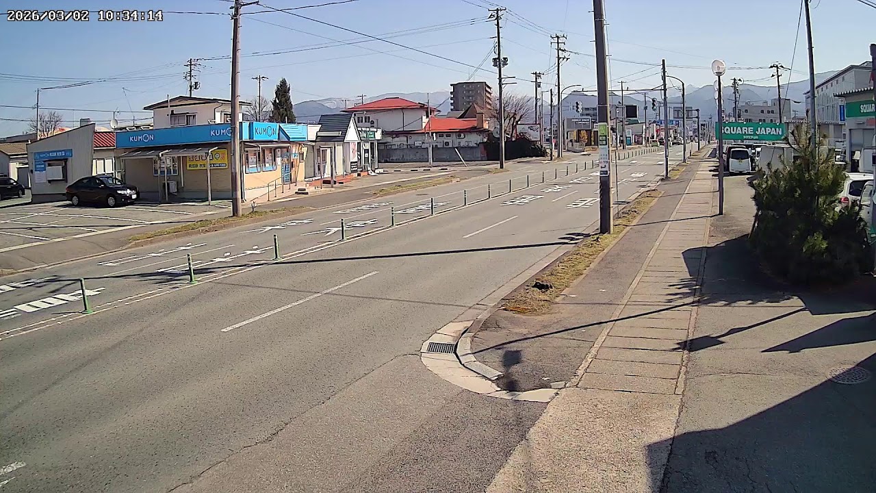 山形県山形市南館大通りライブカメラ Yamagata Yamagatashi Live camera.world.cam