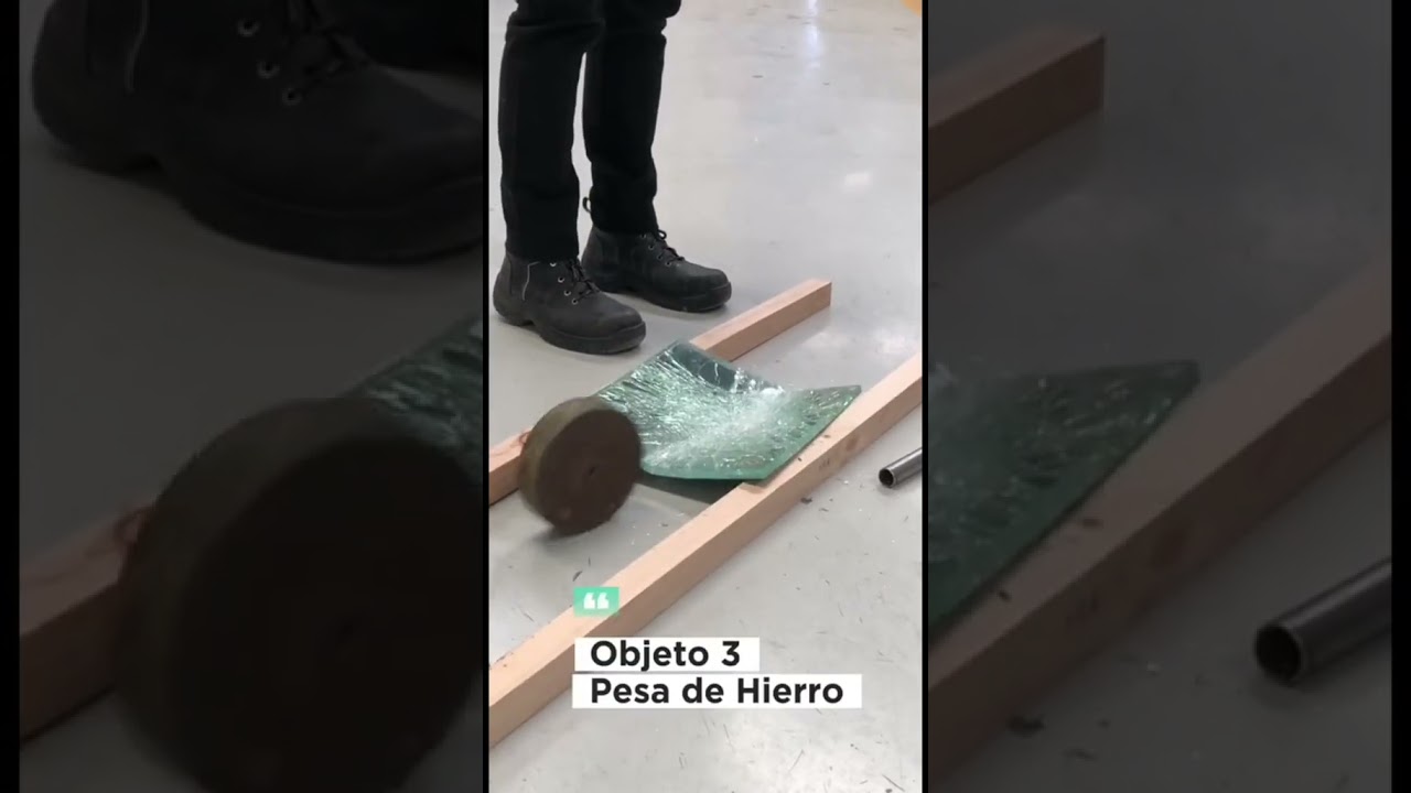 Vidrio Laminado vs. Impactos: Pelota, Martillo y Pesa Revelan su Fortaleza 💪🔨🏋️‍♂️