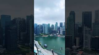 Marina bay sands Observation deck|| Singapore || 180 Degree city view #singapore