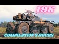 19K Spot Damage Panhard EBR 105, Manticore,T-100 LT,FV4005 etc compilation 3 hours World of Tanks