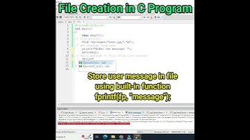 File Create in C Program | Code Blocks IDE #shorts