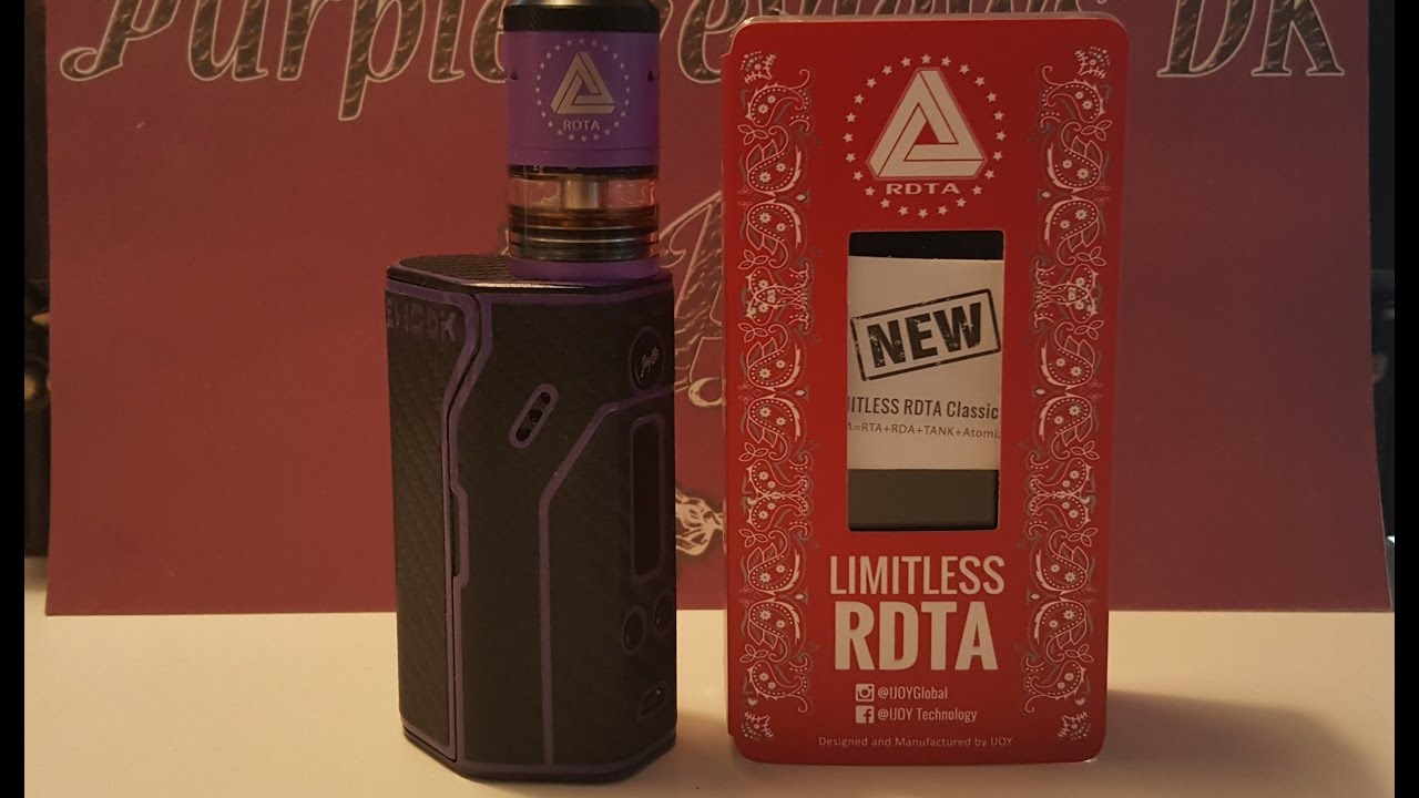 Limitless RDTA Classic Edition by IJOY (in Danish)