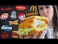 ONLY Fish Sandwiches for 24 HOURS - TOP 10 Chains Ranked 🐟