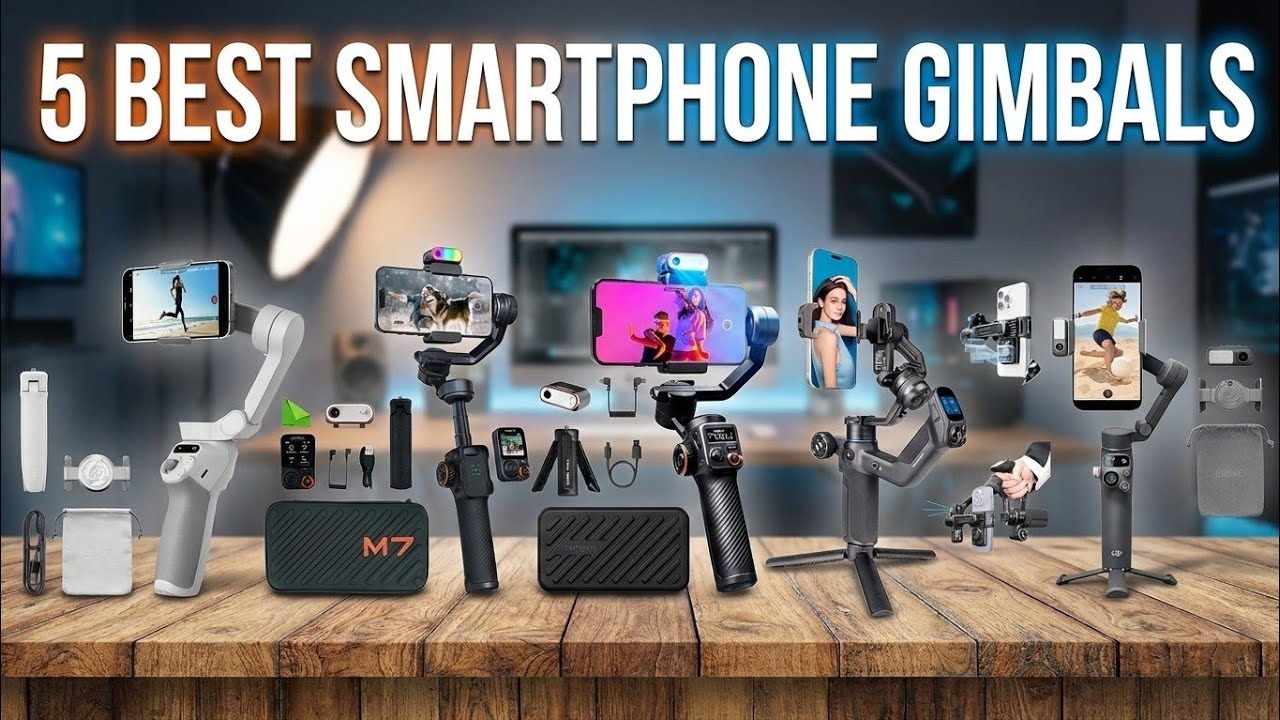 5 Best Smartphone Gimbals in 2026: Cinematic Video for iPhone & Android!