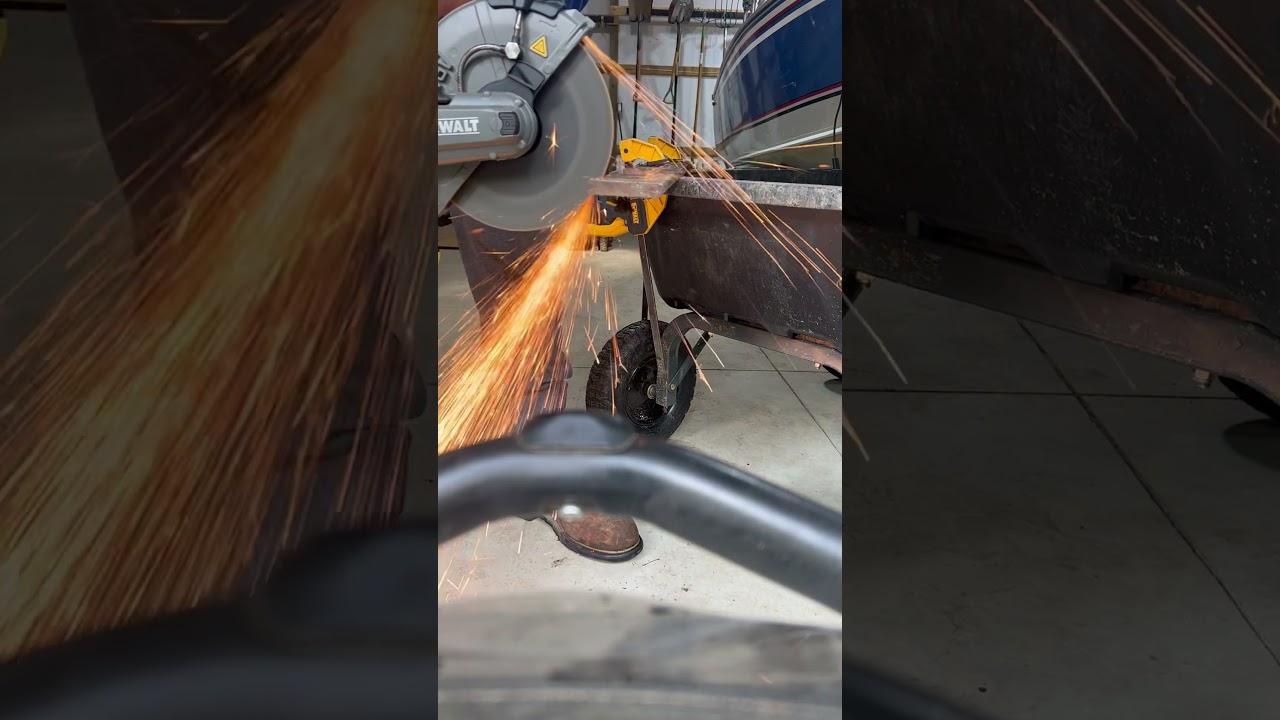 DEWALT 9” Cut Off Saw VS 1/2” Steel