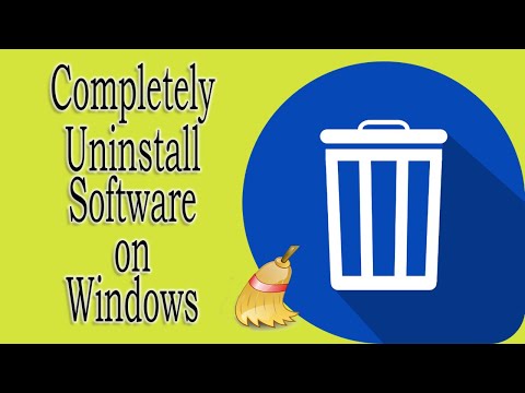 How to Completely Uninstall a Software from Windows PC - Delete leftover Files and Registry Keys