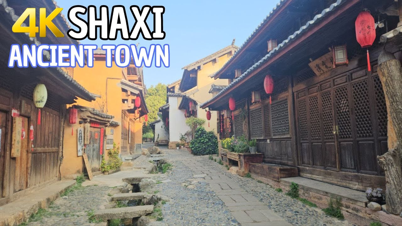 4K China Walks | Shaxi Ancient Town | Yunnan province