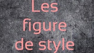 Les figures de style