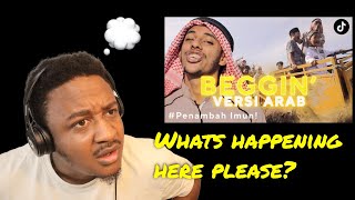 KOCAK!! BEGGIN - Måneskin ARAB GOKIL NGAWUR | 3way Asiska cover Reaction