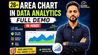 26- Area Chart in Data Analytics FULL DEMO in hindi | Data Analytics Full Course in hindi