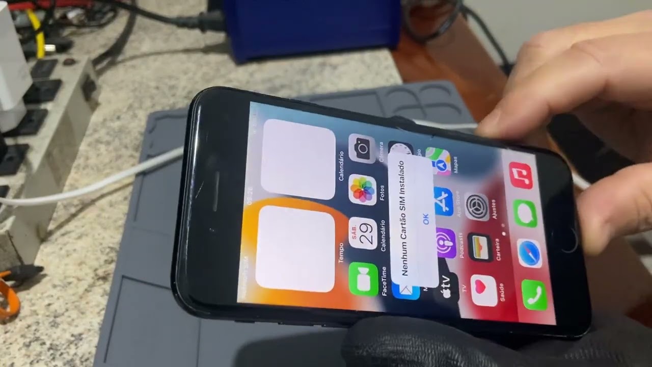 IPHONE 7 REINICIANDO NO LOGO DA MAÇA EM LOOP INFINITO