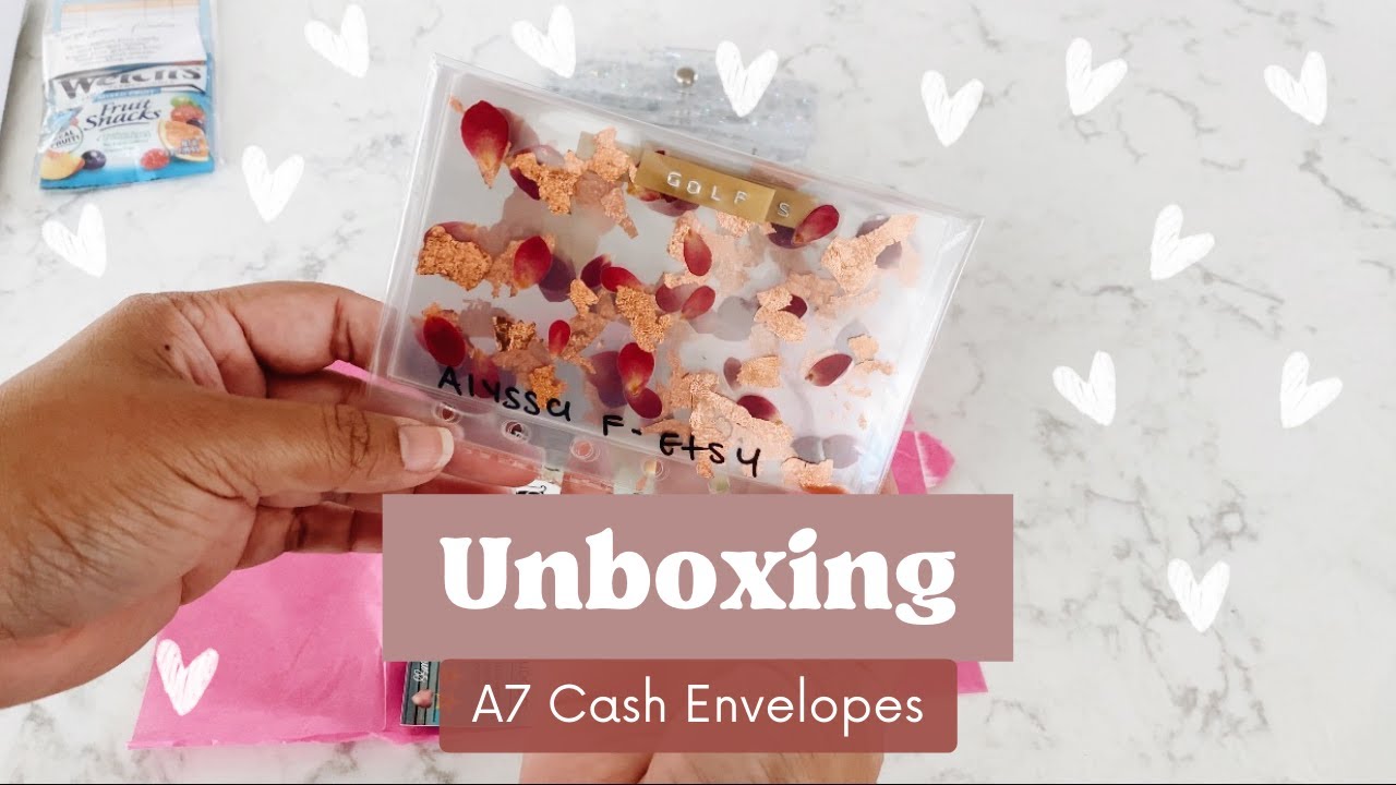 Unboxing A7 Cash Envelopes | Etsy |
