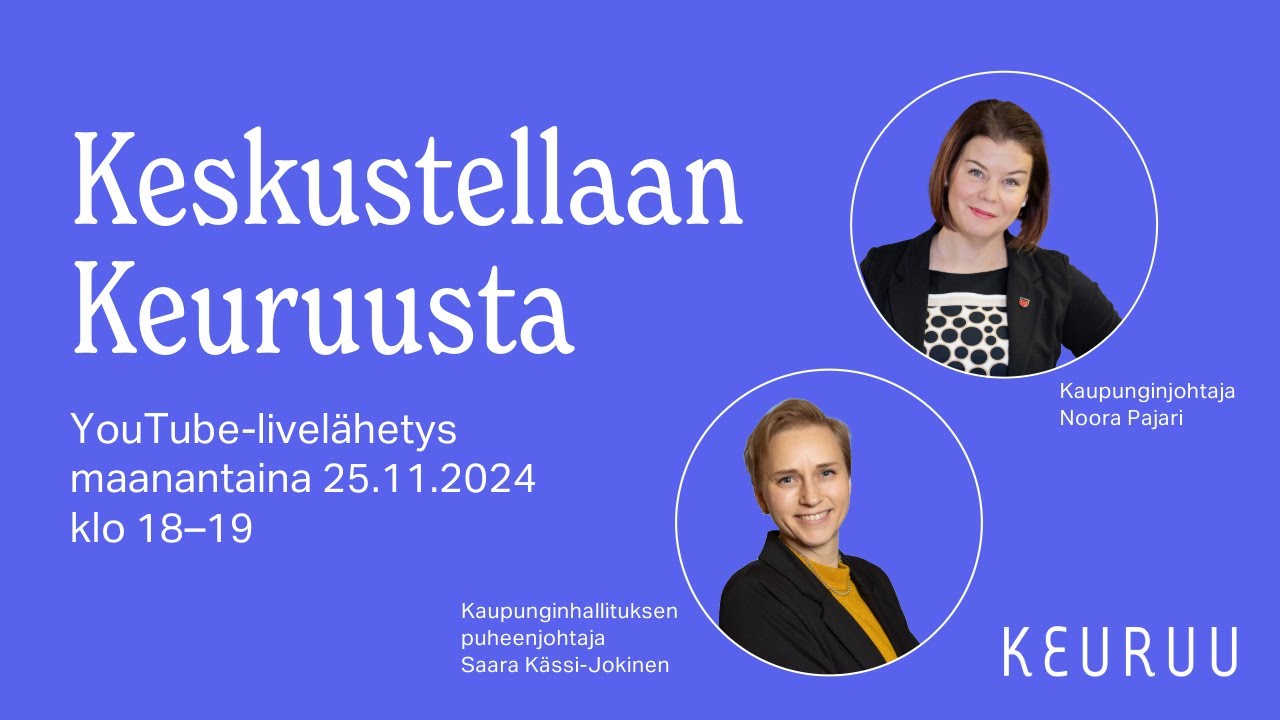 Keskustellaan Keuruusta -livelähetys