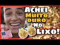 ACHEI um SACO CHEIO de JOIA de OURO 14K no LIXO ESTADOS UNIDOS! PARTE 1.