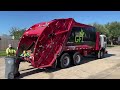 Gfl exroyal disposal peterbilt mcneilus rear loader garbage truck