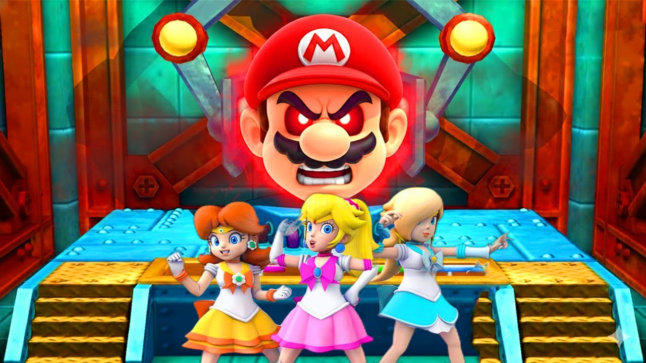 Mario Party The Top 100 – Mario’s Nightmare Begins… 3 Princesses Attack