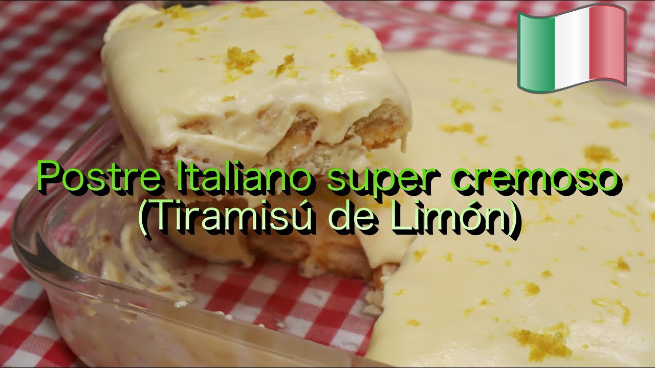 El Postre italiano de limón más cremoso que hayas probado, receta fácil de tiramisú de limón