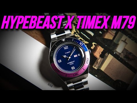 Hypebeast x Timex M79 FUSCHIA - Automatic Integrated Bracelet Watch HBX x  Timex Limited Edition 500 - YouTube