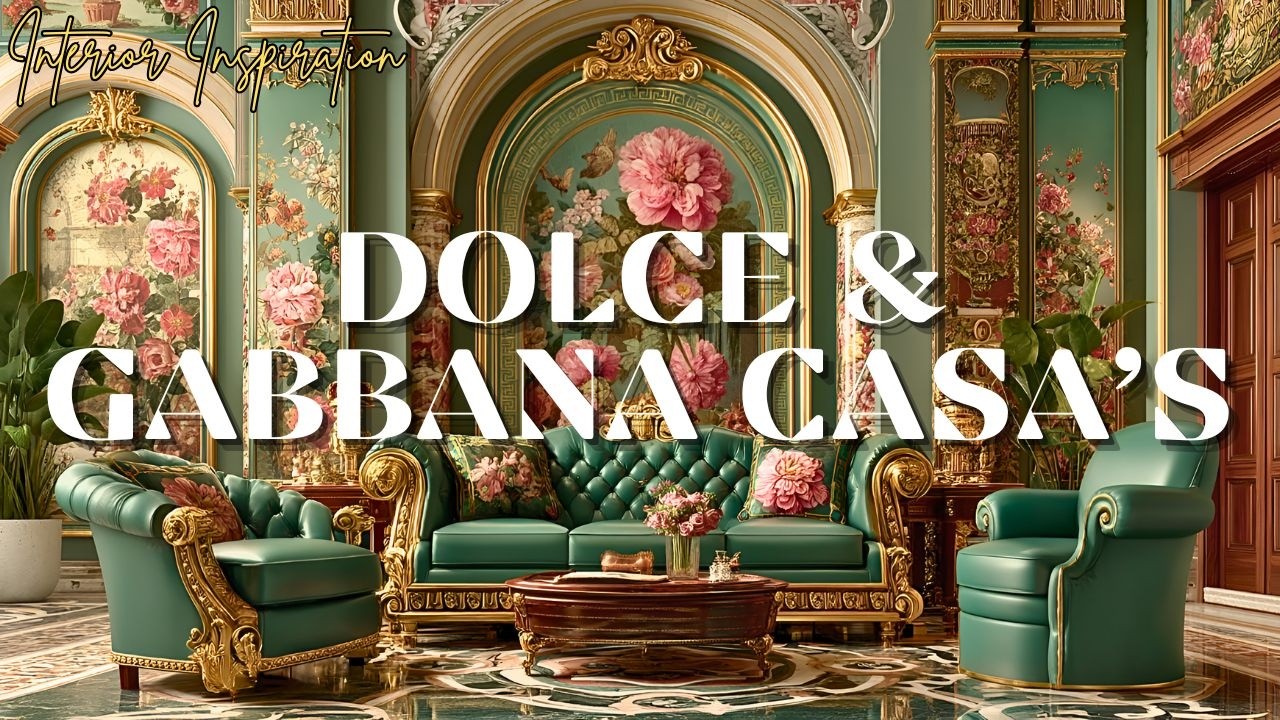 Modern Baroque Revival | Inside Dolce & Gabbana Casa’s Bold Luxury Interior Design
