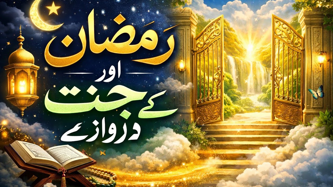 Ramzan and door of Paradise: رمضان اور جنت کے دروازے / باب الریان 