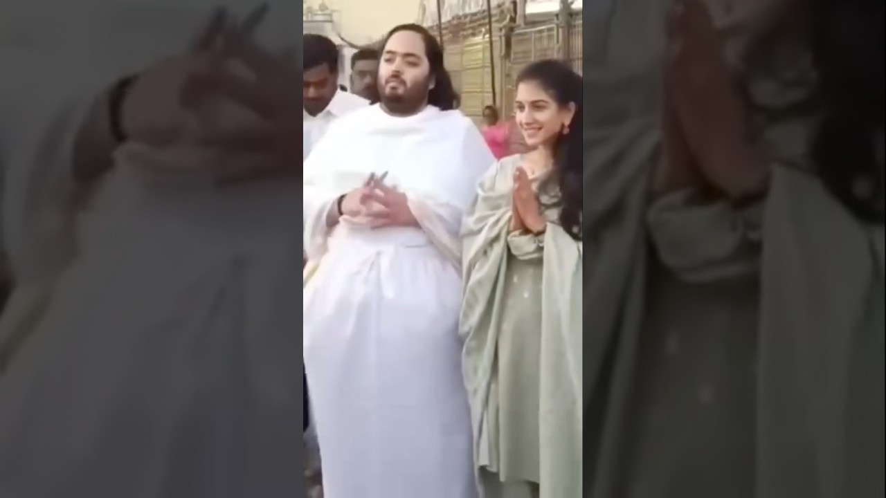Anant Ambani & Radhika Merchant’s Spiritual Visit to Temple | Blessed Moments 🙏