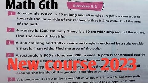 Exercise 8.2 unit 8 Class 6th Math New course 2023 kpk and punjab | Ex 8.2 Math 6th SNC 2023