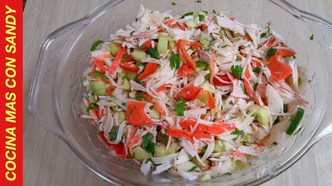 ENSALADA DE JAIBA/ENSALADA DE SURIMI YouTube