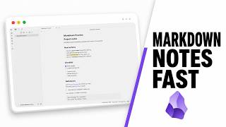 How to Use Markdown in Obsidian (Clean Markdown Formatting)