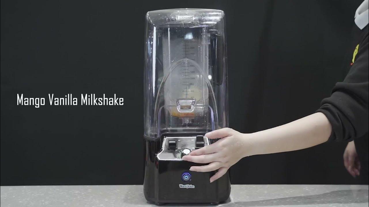 WantJoin Professional Commercial Blender With Shield Quiet Sound