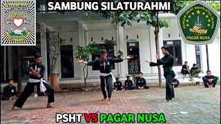 SAMBUNG SILATURAHMI PSHT VS PAGAR NUSA | SALING ADU TEKNIK