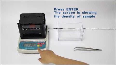 Demo Video for DahoMeter Solid Density Meter , Densimeter , DensitometerDH-300