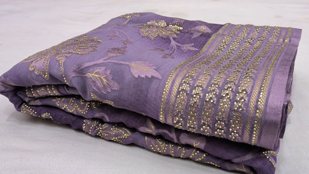 🔥New पार्टी वियर साडी|Party Wear Saree|Bandej Sarees|Work Saree#newtrendingsaree #sareefashion 