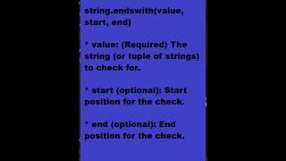 💎Python's Hidden Gems: endswith() and count() #coding #techshorts #programming #python #methods
