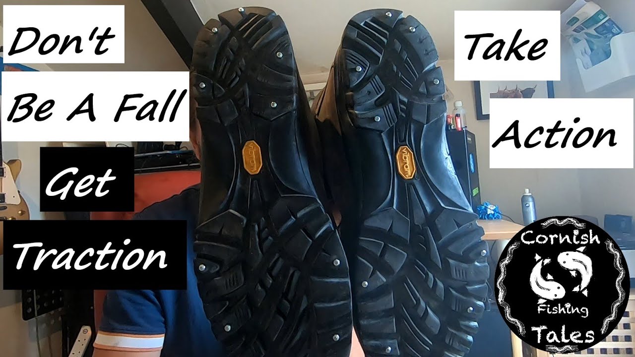 Don't Be A Fall - Take Action - Get Traction - How To Put Studs In Your Boots
