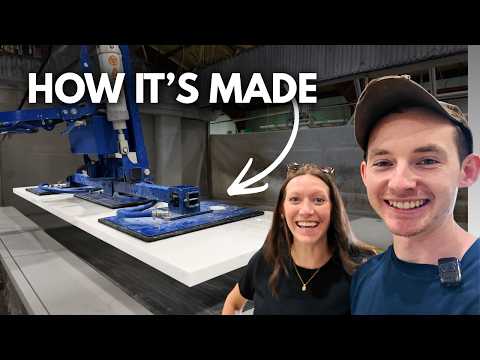 We saw EVERY DETAIL of how our countertops were made (it was awesome)