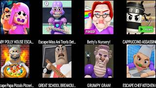 BABY POLLY HOUSE ESCAPE,Escape Miss Ani Tron's Detention,Betty's Nursery