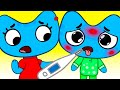 Sick and Boo Boo Songs | Kit and Kate Nursery Rhymes & Kids Songs