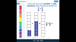 Brainingcamp's latest feature - Vertically Fraction Tiles  #mathmanipulatives screenshot 5