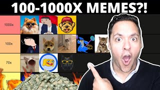 TOP 13 MEMECOINS TO 1001000X IN TRENDING NARRATIVES! (URGENT!)