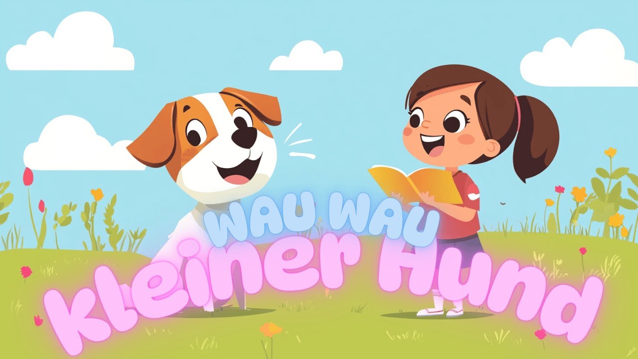 Wau Wau, kleiner Hund 🐶 | Kinderlied zum Mitsingen | Fröhliches Lied für Kleinkinder