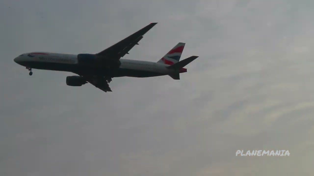 British Airways Boeing 777-200ER Arrival From London Heathrow Airport | Plane Spotting at Bangalore
